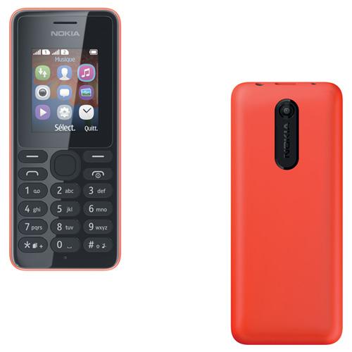 Nokia 108, Double SIM, Rouge État correct - 93,01 € Nokia 108, Double SIM, Rouge État correct Nokia reconditionné disponible sur Fnac