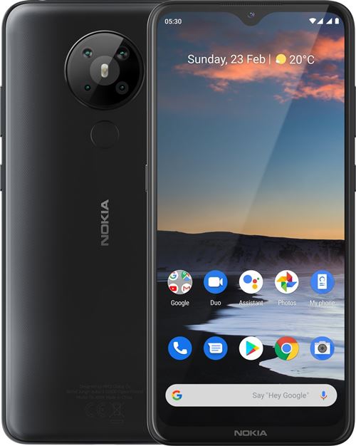 Nokia 5. 3 4go/64go noir (charcoal) dual sim État correct - 112,56 € Nokia 5. 3 4go/64go noir (charcoal) dual sim État correct Nokia reconditionné disponible sur Fnac