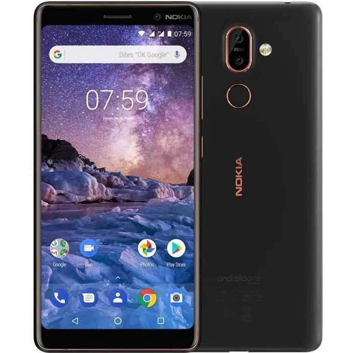 Nokia 7 Plus 64 Go Noir Reconditionné Nokia reconditionné disponible sur Cdiscount Seconde Vie