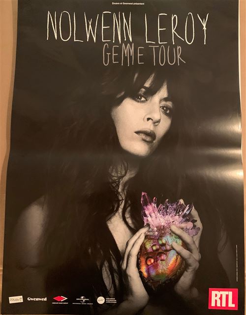 Nolwenn LEROY - Gemme Tour - 40x60cm - Affiche État correct reconditionné disponible sur Fnac