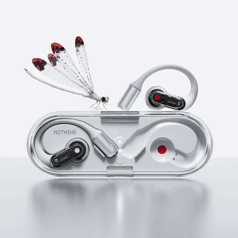 Voir photo 2 de Nothing Ear (open) Casque True Wireless Stereo (TWS) Ecouteurs Appels/Musique Bluetooth Blanc - Bon état | Dero Nothing Ear (open) Casque True Wireless Stereo (TWS) Ecouteurs Appels/Musique Bluetooth Blanc - Bon état Bon état N/A reconditionné photo 2 | Dero