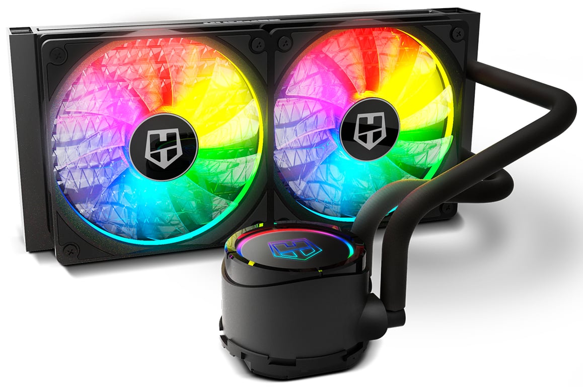 NOX Hummer H-240 ARGB Processeur Refroidisseur de liquide tout-en-un 12 cm Noir 1 pièce(s) - Bon état Bon état N/A reconditionné disponible sur Pixmania