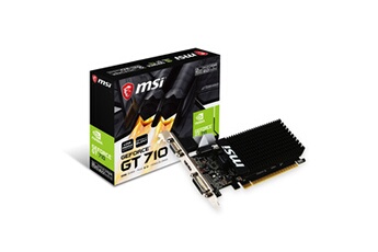 Nvidia GeForce GT 710 2GD3H LP Bon état MSI reconditionné disponible sur Darty