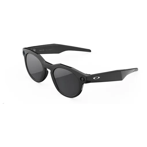 Oakley Meta HSTN - Lunettes intelligentes - 32 Go - rond - polarisé - Wi-Fi 6, Bluetooth - 12 mégapixels appareil-photo - 53 g - noir Bon état reconditionné disponible sur Rakuten