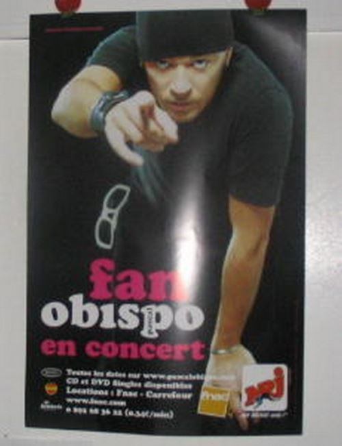 Obispo - 40x60 cm - AFFICHE / POSTER État correct N/A reconditionné disponible sur Fnac