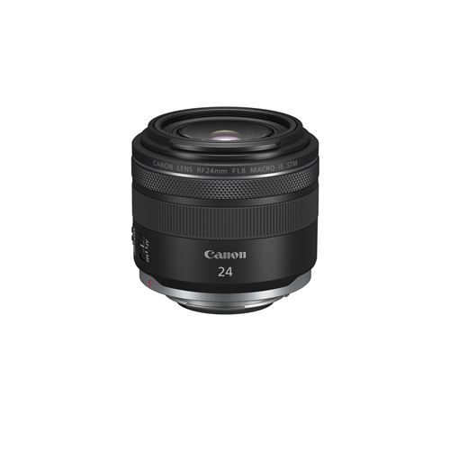 Objectif hybride Canon RF 24mm f/1.8 Macro IS STM noir État correct Canon reconditionné disponible sur Fnac