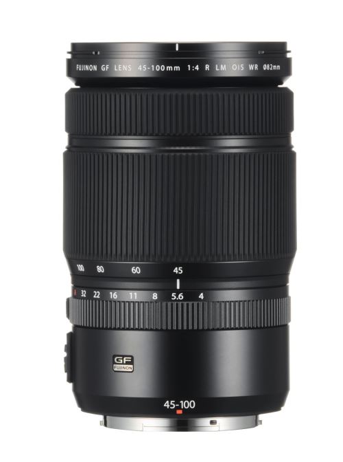 Objectif hybride Fuji GF 45-100mm f/4 R LM OIS WR Noir État correct Fujifilm reconditionné disponible sur Fnac