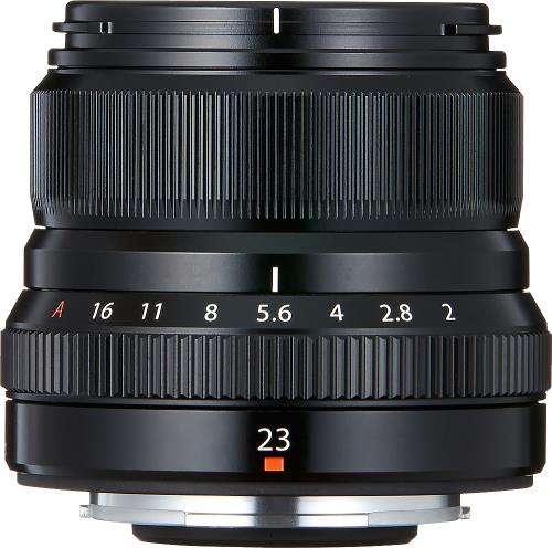 Objectif hybride Fujifilm XF 23mm f/2 R WR noir État correct Fujifilm reconditionné disponible sur Fnac