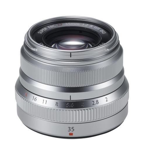 Objectif hybride Fujifilm XF 35mm f/2 R WR silver État correct Fujifilm reconditionné disponible sur Fnac
