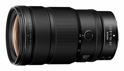 Objectif hybride NIKON NIKKOR Z 24-70 mm f/2.8 II S Noir pour Monture Nikon Z État correct Nikon reconditionné disponible sur Fnac