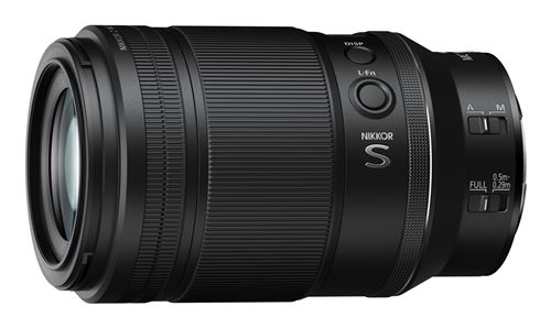Objectif hybride Nikon Z 105mm f/2.8 Macro Nikkor S VR Noir État correct Nikon reconditionné disponible sur Fnac