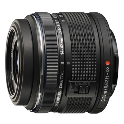 Objectif Hybride Olympus 14-42mm f/3.5-5.6 II R Noir État correct Olympus reconditionné disponible sur Fnac