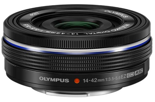Objectif hybride Olympus M.Zuiko Digital ED 14-42mm f/3.5-5.6 EZ noir État correct Olympus reconditionné disponible sur Fnac