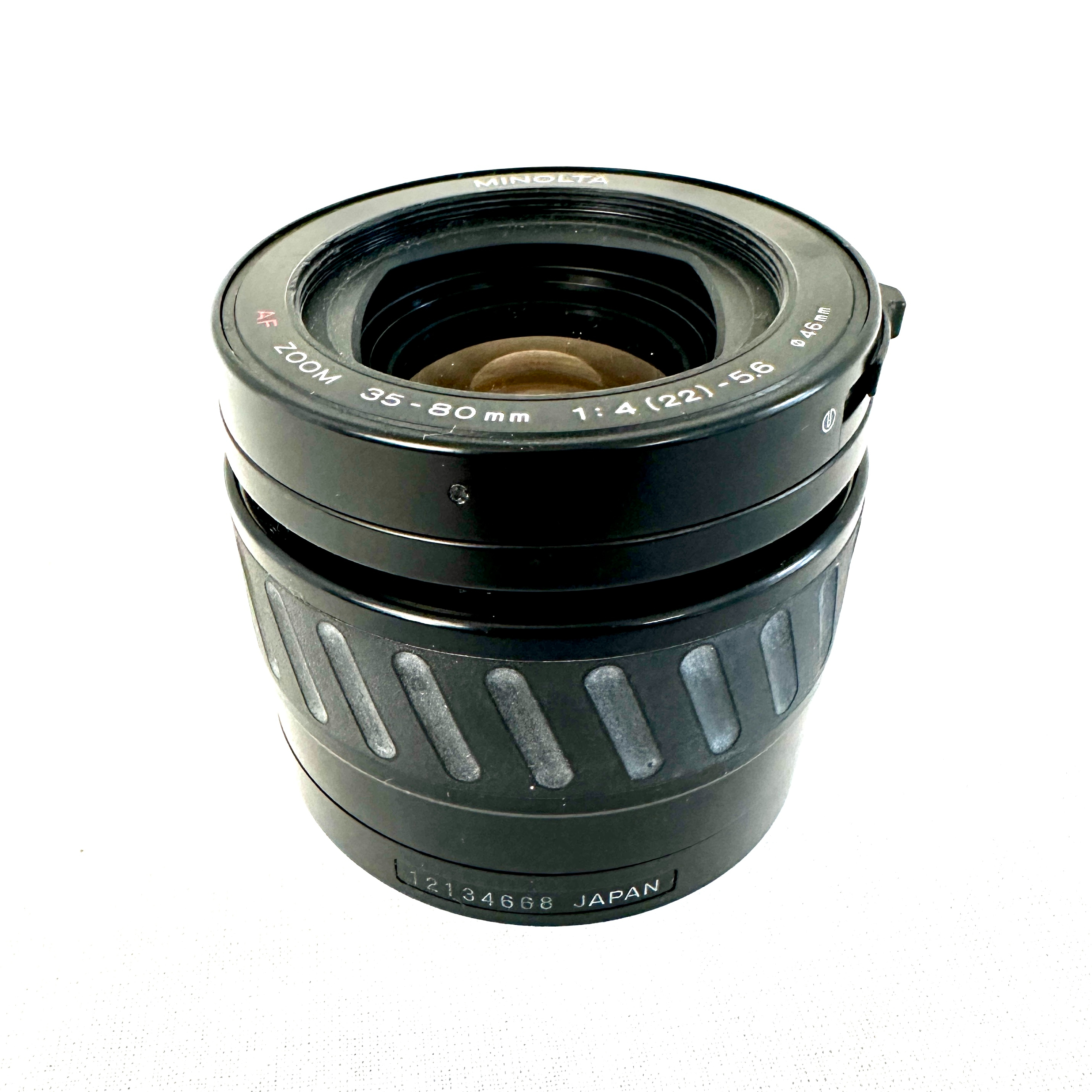 Voir photo 4 de Objectif Minolta Af zoom 35-80mm 1:4-5.5 diamètre 46mm - 1988 Made in Japan Objectif Minolta Af zoom 35-80mm 1:4-5.5 diamètre 46mm - 1988 Made in Japan Bon état reconditionné photo 4