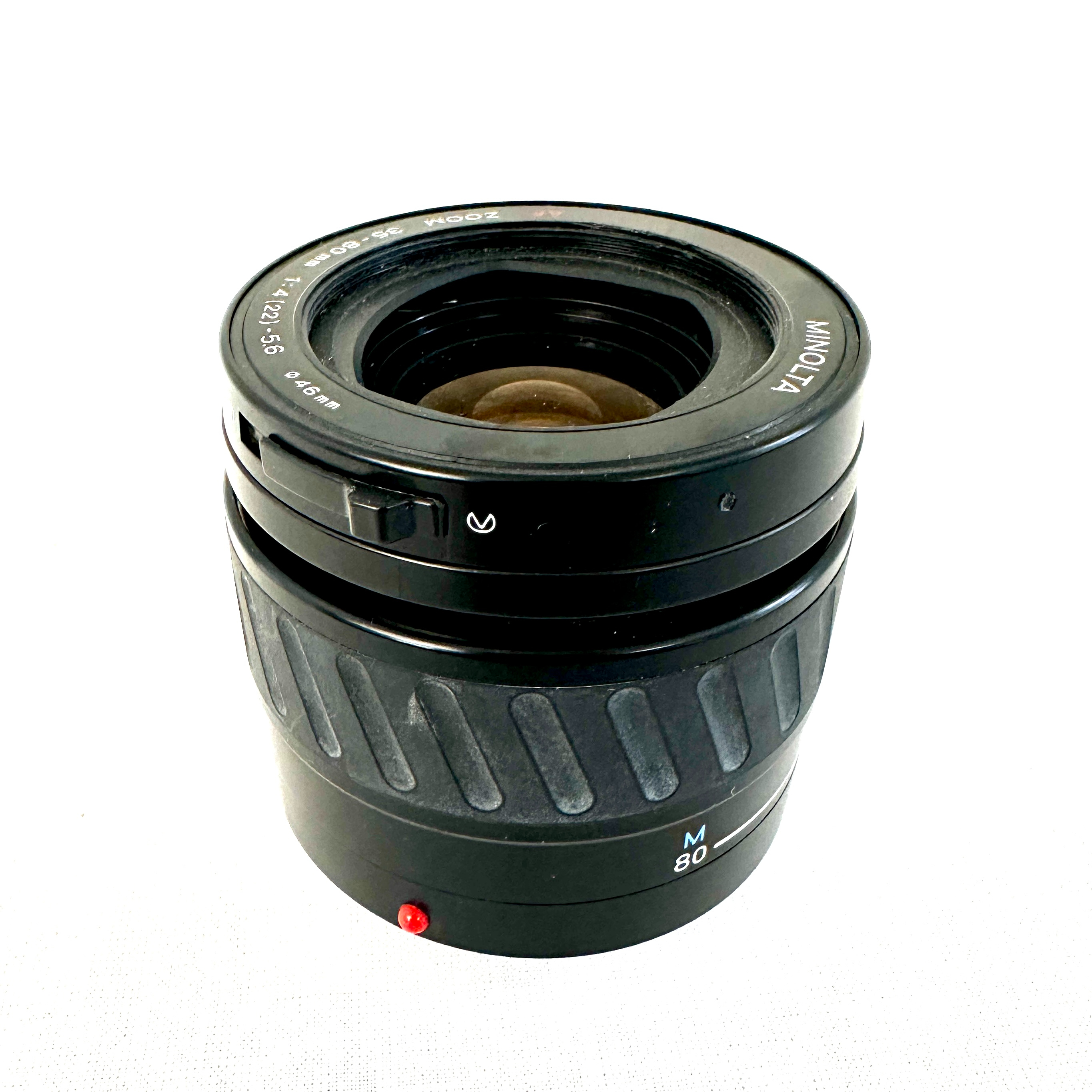 Voir photo 6 de Objectif Minolta Af zoom 35-80mm 1:4-5.5 diamètre 46mm - 1988 Made in Japan Objectif Minolta Af zoom 35-80mm 1:4-5.5 diamètre 46mm - 1988 Made in Japan Bon état reconditionné photo 6