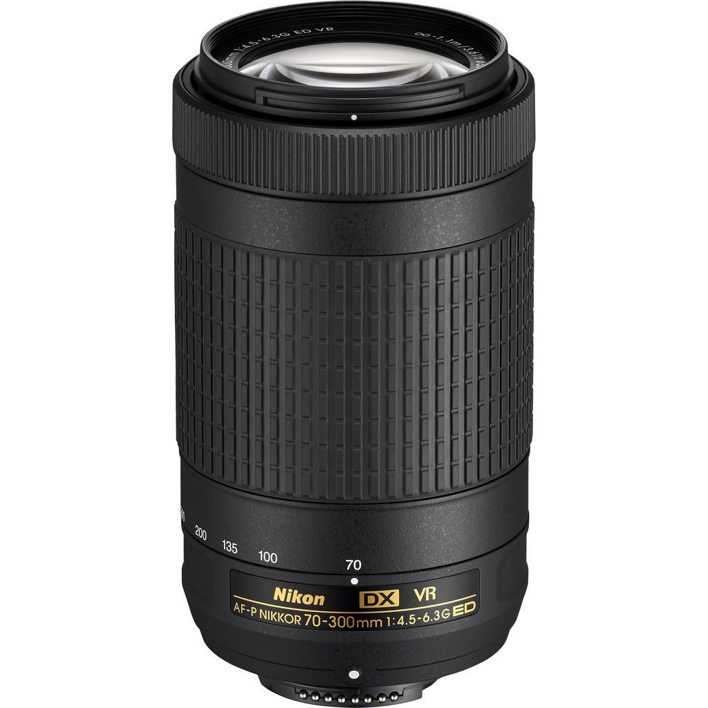 Objectif Nikon AF-P DX Nikkor 70-300mm f/4.5-6.3G ED VR Nikon AF 70-300mm f/4.5-6.3 Reconditionné Nikon reconditionné disponible sur Backmarket