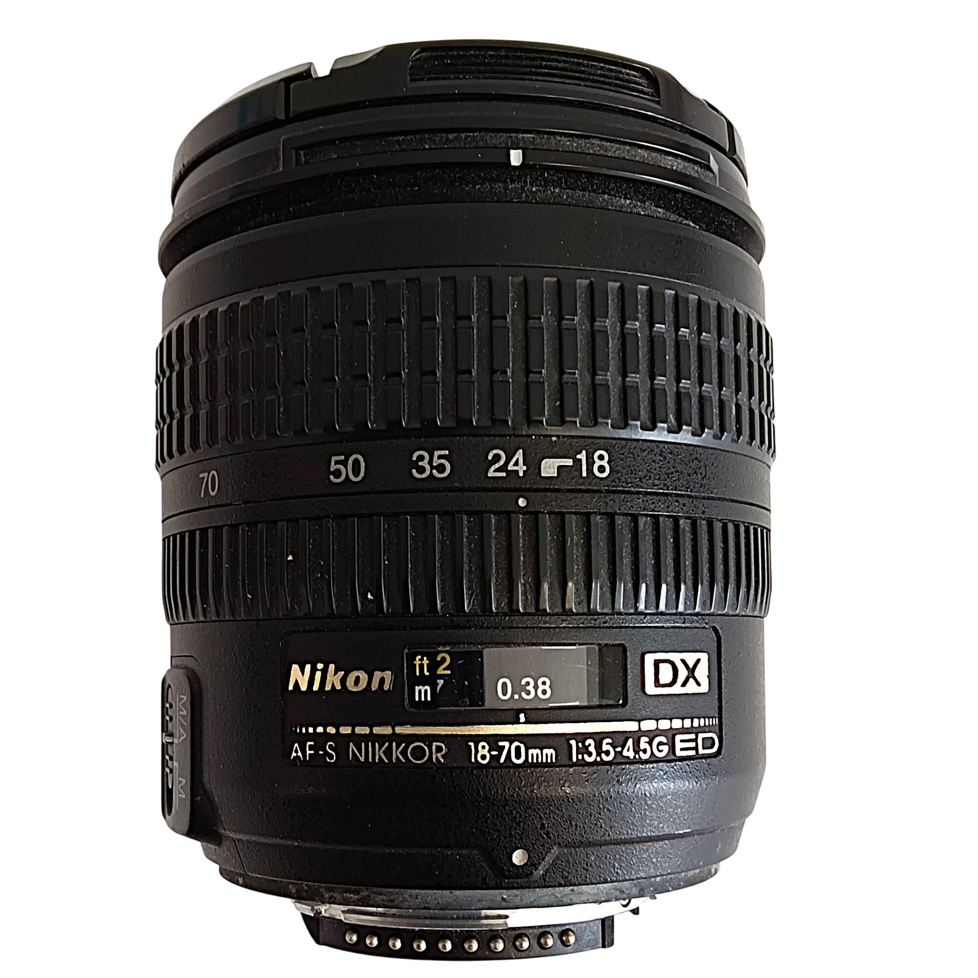 Objectif Nikon AF-S DX Nikkor 18-70mm f/3.5-4.5 G ED Ø67 Bon état - 50,00 € Objectif Nikon AF-S DX Nikkor 18-70mm f/3.5-4.5 G ED Ø67 Bon état reconditionné disponible sur Label Emmaüs