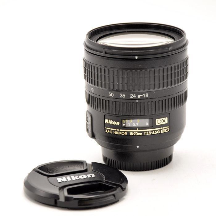 Objectif Nikon F 18-70mm G ED DX Nikon 18-70mm f/3.5-4.5 Reconditionné - 146,00 € Objectif Nikon F 18-70mm G ED DX Nikon 18-70mm f/3.5-4.5 Reconditionné Nikon reconditionné disponible sur Backmarket