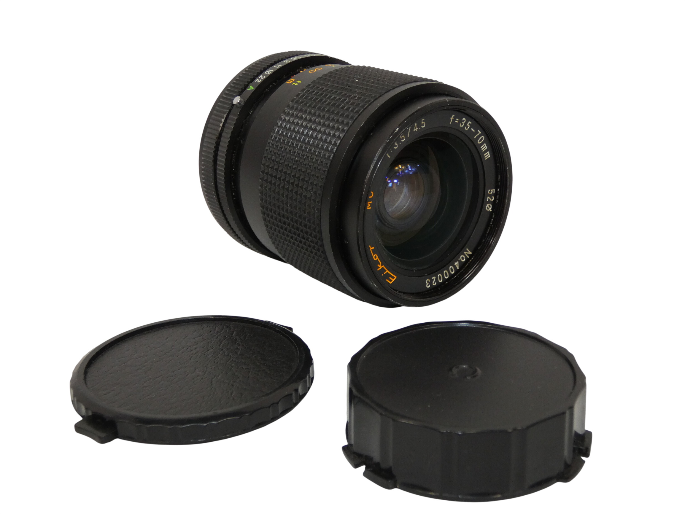 Objectif pour appareil photo EIKOR MC 35-70 mm f/3.5-4.5 Très bon état - 20,00 € Objectif pour appareil photo EIKOR MC 35-70 mm f/3.5-4.5 Très bon état reconditionné disponible sur Label Emmaüs