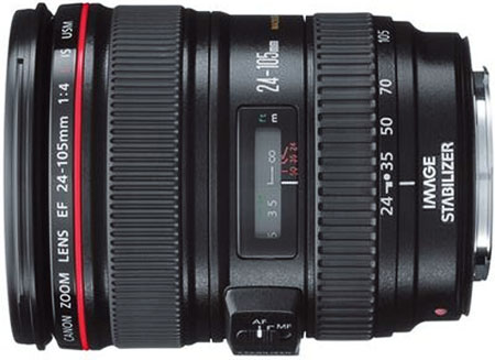Objectif reflex Canon EF 24 - 105 mm f/4.0 L IS USM État correct Canon reconditionné disponible sur Fnac