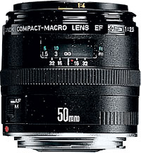 Objectif reflex Canon EF 50 mm f/2.5 Macro État correct Canon reconditionné disponible sur Fnac