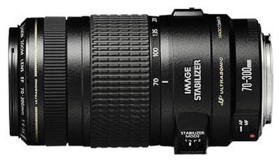 Objectif reflex Canon EF 70 - 300 mm f/4.0 - 5.6 IS USM État correct Canon reconditionné disponible sur Fnac
