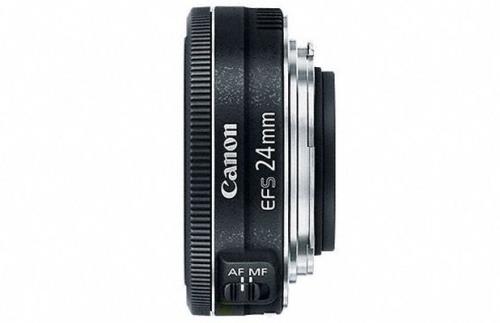 Objectif reflex Canon EF-S 24mm f/2.8 STM Pancake Noir État correct reconditionné disponible sur Fnac