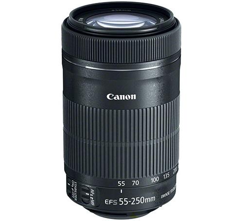 Objectif reflex Canon EF-S STM 55-250 mm F/4-5.6 IS État correct reconditionné disponible sur Fnac