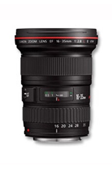 Objectif reflex EF 16 - 35 mm f/2.8 L II USM État correct Canon reconditionné disponible sur Darty