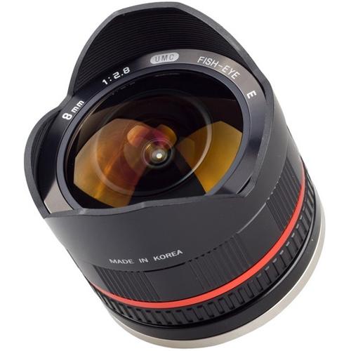 Objectif reflex Fisheye 8 mm f/2.8 FUJI X État correct Samyang reconditionné disponible sur Fnac