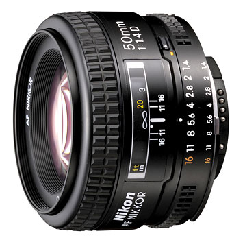 Objectif reflex Nikon AF Nikkor 50 mm f/1.4 D État correct reconditionné disponible sur Fnac