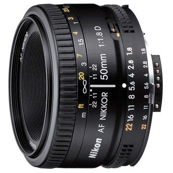 Objectif reflex Nikon AF Nikkor 50 mm f/1.8 D État correct reconditionné disponible sur Fnac