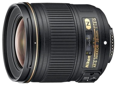 Objectif reflex Nikon AF-S 28mm f/1,8 G noir État correct reconditionné disponible sur Fnac