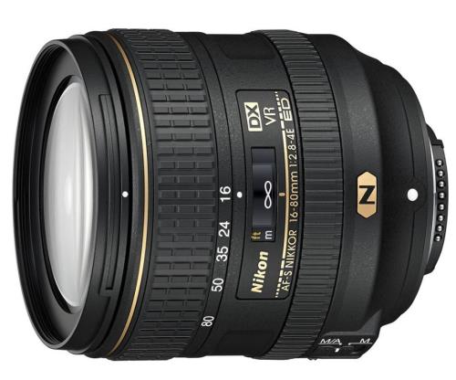 Objectif reflex Nikon AF-S DX Nikkor 16-80 mm f/2.8-4 E ED VR État correct Nikon reconditionné disponible sur Fnac
