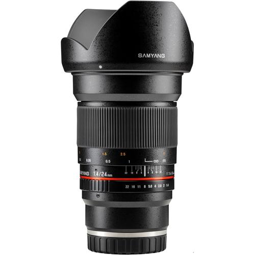 Objectif Reflex Samyang 24mm f/1.4 IF ED UMC Noir pour Sony E État correct reconditionné disponible sur Fnac
