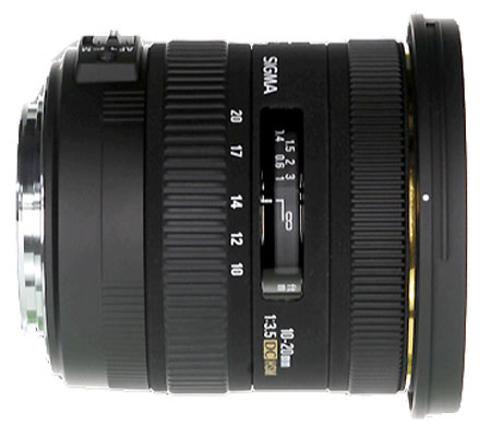 Objectif Reflex Sigma 10-20mm f/3.5 DC EX HSM pour Canon EF État correct Sigma reconditionné disponible sur Fnac