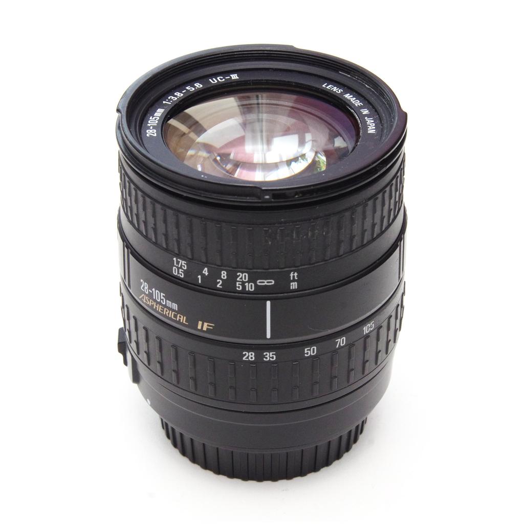 Objectif Sigma 28-105 mm 1:4-5,6 UC-II 28-105mm f/4-5,6 Reconditionné - 115,00 € Objectif Sigma 28-105 mm 1:4-5,6 UC-II 28-105mm f/4-5,6 Reconditionné Sigma reconditionné disponible sur Backmarket