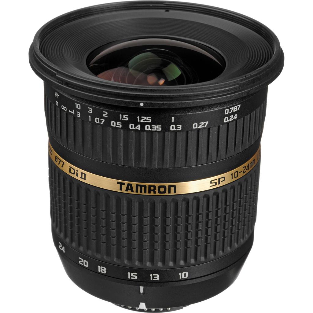 Objectif Tamron EF SP AF 10-24mm f/3.5-4.5 Di II LD EF 10-24mm 3.5 Reconditionné - 149,00 € Objectif Tamron EF SP AF 10-24mm f/3.5-4.5 Di II LD EF 10-24mm 3.5 Reconditionné Tamron reconditionné disponible sur Backmarket