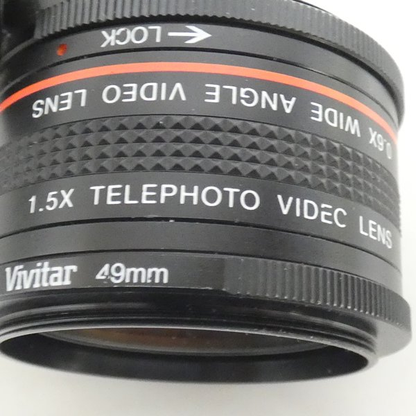 Voir photo 3 de Objectif Vivitar Vidéo Lens 0,6x et 1,5x Objectif Vivitar Vidéo Lens 0,6x et 1,5x Très bon état reconditionné photo 3