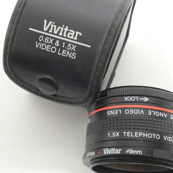 Voir photo 4 de Objectif Vivitar Vidéo Lens 0,6x et 1,5x Objectif Vivitar Vidéo Lens 0,6x et 1,5x Très bon état reconditionné photo 4
