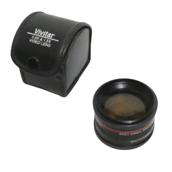 Objectif Vivitar Vidéo Lens 0,6x et 1,5x Très bon état - 15,00 € Objectif Vivitar Vidéo Lens 0,6x et 1,5x Très bon état reconditionné disponible sur Label Emmaüs