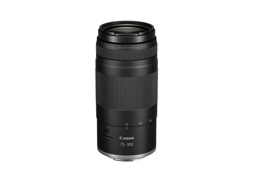 Objectif zoom Hybride Canon RF 75-300mm F4-5.6 Noir pour Monture Canon R / RF Hybride État correct Canon reconditionné disponible sur Fnac