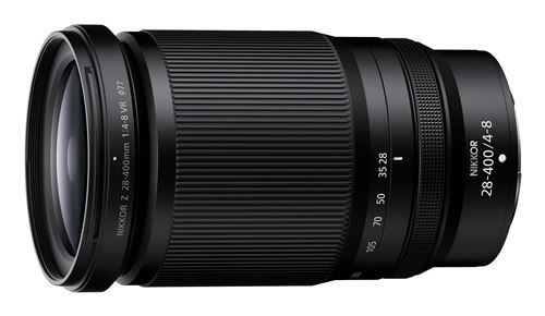 Objectif zoom Nikon Nikkor Z 28-400 mm f/4-8 VR Noir pour Monture Nikon Z État correct reconditionné disponible sur Fnac