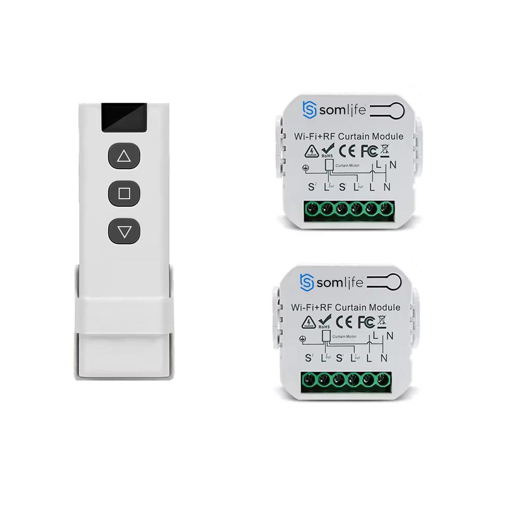 Objets connectés Somlife Lot 2 Roller Shutter and Curtain Switches Reconditionné N/A reconditionné disponible sur Backmarket | Dero