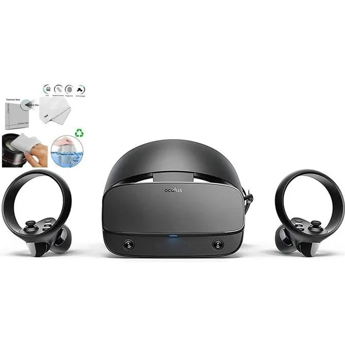 Acheter Oculus - Casque de jeu Rift S réalité virtuelle VR alimenté par PC – Deux contrôleurs tactiles audio 3D Reconditionné - 247,90 € Oculus - Casque de jeu Rift S réalité virtuelle VR alimenté par PC – Deux contrôleurs tactiles audio 3D Reconditionné Oculus reconditionné disponible sur Cdiscount Seconde Vie