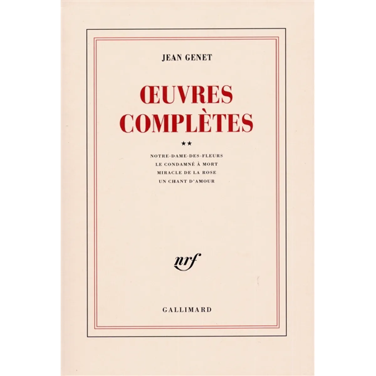 Acheter Oeuvres complètes. Vol. 2 État correct - 22,28 € Oeuvres complètes. Vol. 2 État correct N/A (Il ne s'agit pas d'une marque reconditionné disponible sur Rue du Commerce Seconde Vie