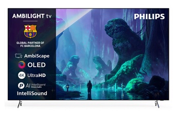 OLED Ambilight 65OLED801 164 cm 2026 Très bon état Philips reconditionné disponible sur Darty