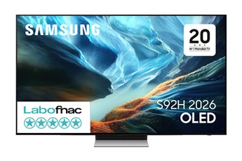 OLED TQ55S92H 140 cm 2026 Bon état Samsung reconditionné disponible sur Darty