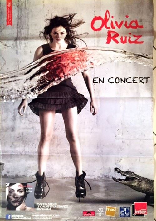 Olivia RUIZ - 80x120 cm - AFFICHE / POSTER État correct N/A reconditionné disponible sur Fnac