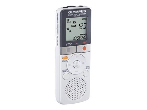 Olympus VN-7800 - Enregistreur vocal - 190 mW - 4 Go - blanc État correct Olympus reconditionné disponible sur Fnac